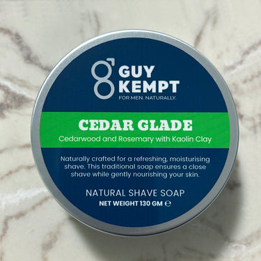 Cedar Glade Natural Shave Soap – by Guy Kempt